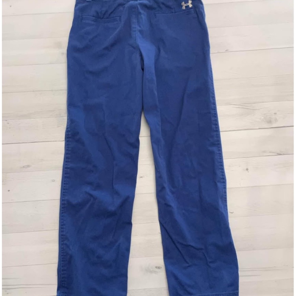 Under armour boys blue chino pants youth‎ large - Picture 7 of 9